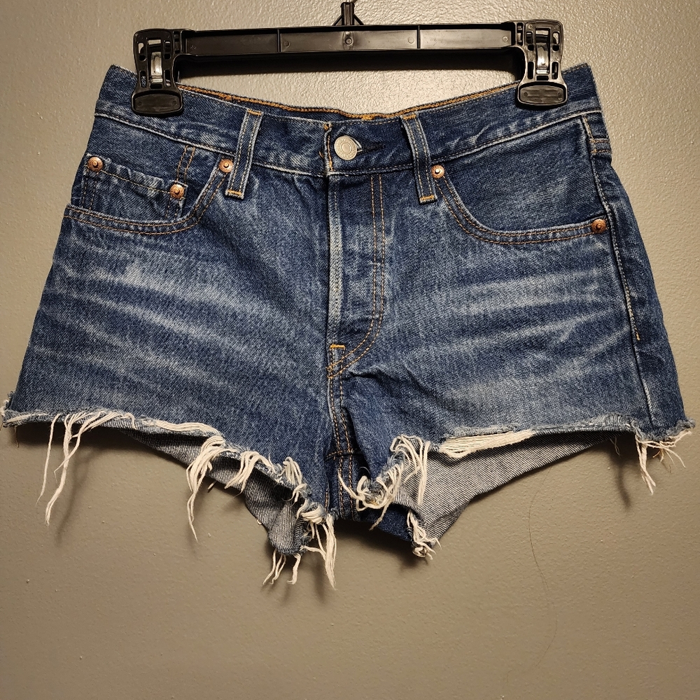 Levi's 501 XX BIG E cut off shorts size 24